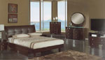 Уникален дизайн на спалня с тапицерия 734-2735